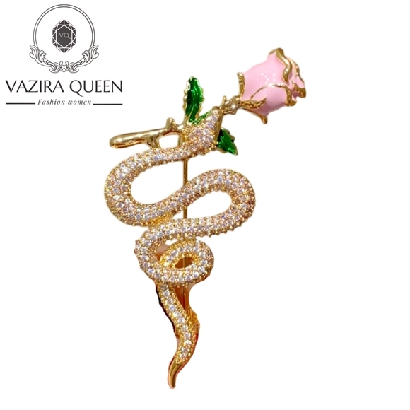 VQ Snake Brooch - Picture 1 of 7
